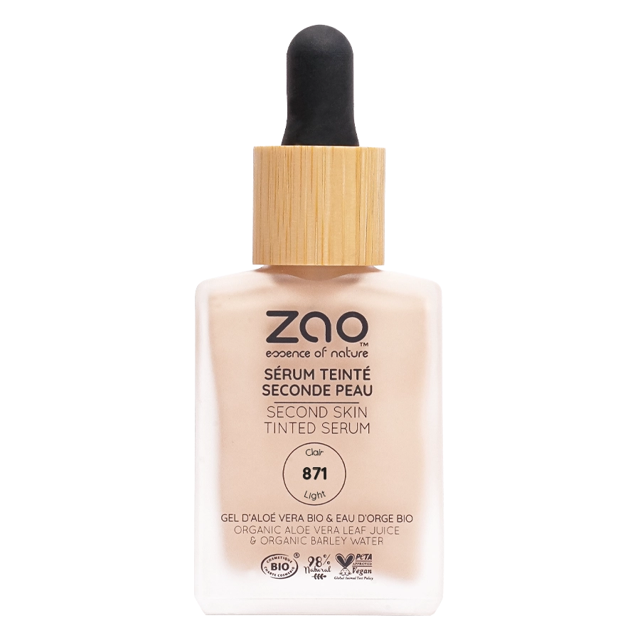 Second skin tinted serum