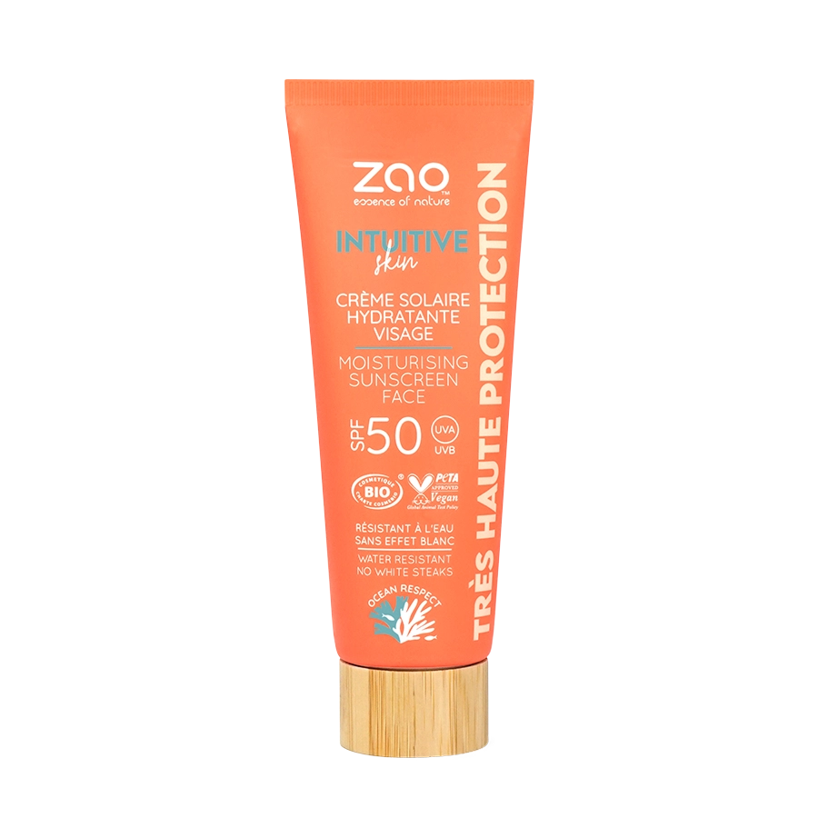 Moisturising face sunscreen - SPF50