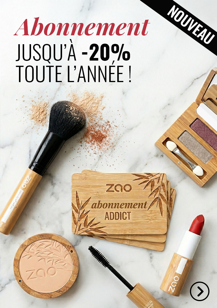 Réduction des déchets avec ZAO makeup